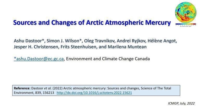 Sources and Changes of Arctic Atmospheric Mercury